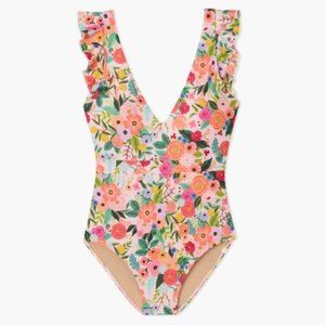 Rifle Paper Co x Summersalt Ruffle Backflip Size 4